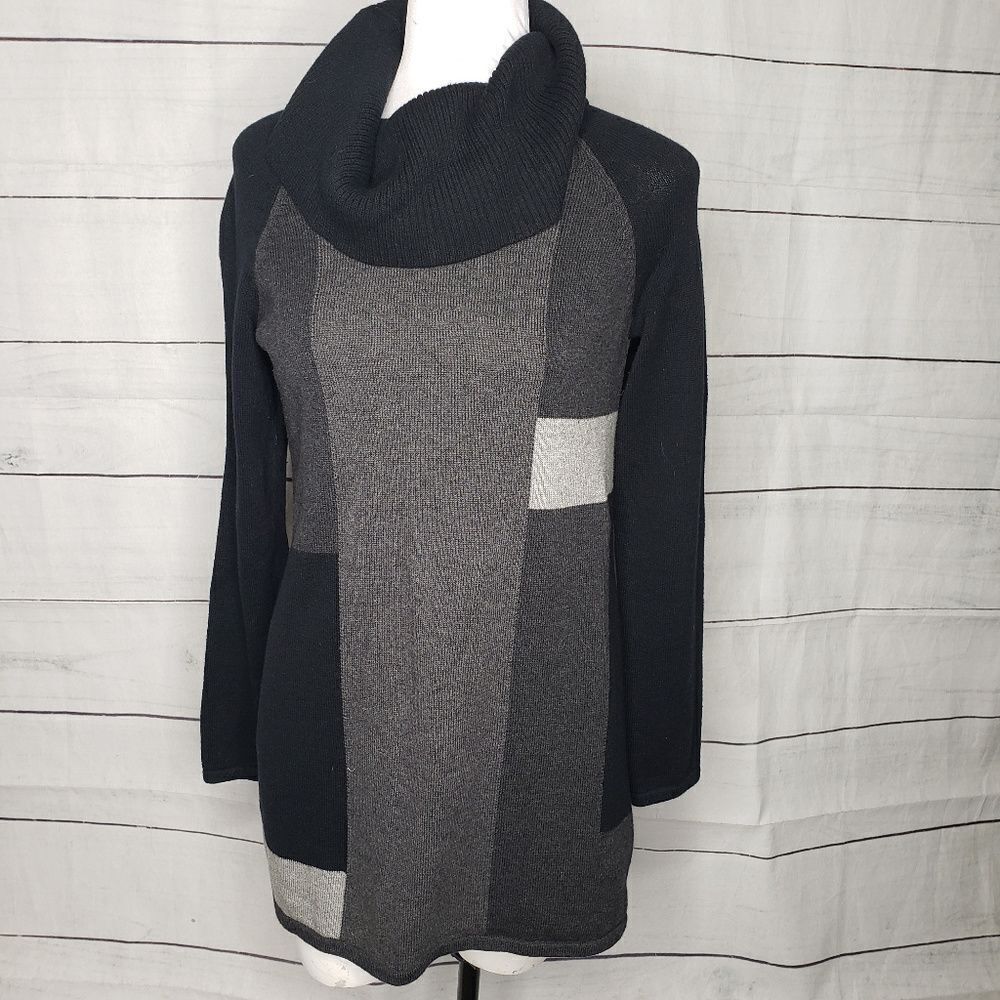 Fenn Wright Manson knit sweater colorblock Small